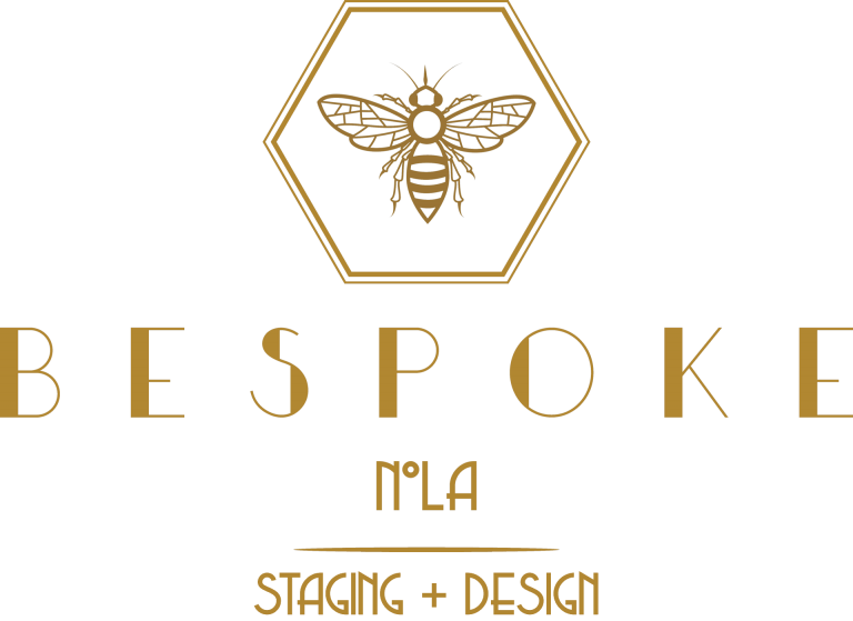 Bespoke NOLA Staging and Design Gold Art Deco Logo